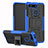 Custodia Silicone e Plastica Opaca Cover con Supporto R03 per Huawei Honor V20
