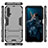Custodia Silicone e Plastica Opaca Cover con Supporto R03 per Huawei Nova 5T
