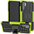 Custodia Silicone e Plastica Opaca Cover con Supporto R03 per Huawei P30 Pro