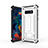Custodia Silicone e Plastica Opaca Cover con Supporto T01 per Samsung Galaxy S10e Argento