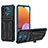 Custodia Silicone e Plastica Opaca Cover con Supporto YF1 per Samsung Galaxy A32 5G