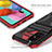 Custodia Silicone e Plastica Opaca Cover con Supporto YF1 per Samsung Galaxy A51 4G