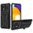 Custodia Silicone e Plastica Opaca Cover con Supporto YF1 per Samsung Galaxy A52s 5G