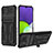 Custodia Silicone e Plastica Opaca Cover con Supporto YF1 per Samsung Galaxy F42 5G