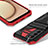 Custodia Silicone e Plastica Opaca Cover con Supporto YF1 per Samsung Galaxy M02s