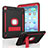Custodia Silicone e Plastica Opaca Cover con Supporto YJ1 per Apple iPad Air 3 Rosso e Nero