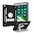 Custodia Silicone e Plastica Opaca Cover con Supporto YJ2 per Apple iPad 10.2 (2020) Grigio Scuro