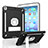Custodia Silicone e Plastica Opaca Cover con Supporto YJ2 per Apple iPad Air 3 Grigio Scuro