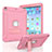 Custodia Silicone e Plastica Opaca Cover con Supporto YJ2 per Apple iPad Air 3 Rosa