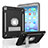 Custodia Silicone e Plastica Opaca Cover con Supporto YJ2 per Apple iPad Pro 10.5 Nero