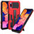 Custodia Silicone e Plastica Opaca Cover con Supporto ZJ1 per Samsung Galaxy A10