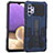 Custodia Silicone e Plastica Opaca Cover con Supporto ZJ1 per Samsung Galaxy A32 5G
