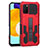 Custodia Silicone e Plastica Opaca Cover con Supporto ZJ1 per Samsung Galaxy M02s