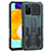 Custodia Silicone e Plastica Opaca Cover con Supporto ZJ1 per Samsung Galaxy M02s
