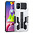 Custodia Silicone e Plastica Opaca Cover con Supporto ZJ1 per Samsung Galaxy M51