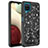 Custodia Silicone e Plastica Opaca Cover Fronte e Retro 360 Gradi Bling-Bling JX1 per Samsung Galaxy A12
