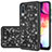 Custodia Silicone e Plastica Opaca Cover Fronte e Retro 360 Gradi Bling-Bling JX1 per Samsung Galaxy A50