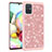 Custodia Silicone e Plastica Opaca Cover Fronte e Retro 360 Gradi Bling-Bling JX1 per Samsung Galaxy A71 5G