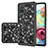 Custodia Silicone e Plastica Opaca Cover Fronte e Retro 360 Gradi Bling-Bling JX1 per Samsung Galaxy A71 5G