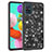 Custodia Silicone e Plastica Opaca Cover Fronte e Retro 360 Gradi Bling-Bling JX1 per Samsung Galaxy M40S