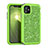 Custodia Silicone e Plastica Opaca Cover Fronte e Retro 360 Gradi Bling-Bling per Apple iPhone 11