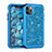 Custodia Silicone e Plastica Opaca Cover Fronte e Retro 360 Gradi Bling-Bling per Apple iPhone 11 Pro