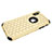 Custodia Silicone e Plastica Opaca Cover Fronte e Retro 360 Gradi Bling-Bling per Apple iPhone X