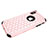 Custodia Silicone e Plastica Opaca Cover Fronte e Retro 360 Gradi Bling-Bling per Apple iPhone X