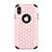 Custodia Silicone e Plastica Opaca Cover Fronte e Retro 360 Gradi Bling-Bling per Apple iPhone Xs Max