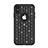 Custodia Silicone e Plastica Opaca Cover Fronte e Retro 360 Gradi Bling-Bling per Apple iPhone Xs Nero