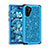 Custodia Silicone e Plastica Opaca Cover Fronte e Retro 360 Gradi Bling-Bling per Samsung Galaxy Note 10