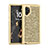 Custodia Silicone e Plastica Opaca Cover Fronte e Retro 360 Gradi Bling-Bling per Samsung Galaxy Note 10 Plus 5G Oro