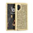 Custodia Silicone e Plastica Opaca Cover Fronte e Retro 360 Gradi Bling-Bling per Samsung Galaxy Note 10 Plus Oro