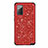 Custodia Silicone e Plastica Opaca Cover Fronte e Retro 360 Gradi Bling-Bling per Samsung Galaxy Note 20 5G Rosso
