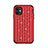 Custodia Silicone e Plastica Opaca Cover Fronte e Retro 360 Gradi Bling-Bling U01 per Apple iPhone 11