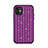 Custodia Silicone e Plastica Opaca Cover Fronte e Retro 360 Gradi Bling-Bling U01 per Apple iPhone 11