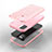 Custodia Silicone e Plastica Opaca Cover Fronte e Retro 360 Gradi Bling-Bling U01 per Apple iPhone 11 Pro