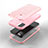 Custodia Silicone e Plastica Opaca Cover Fronte e Retro 360 Gradi Bling-Bling U01 per Apple iPhone 11 Pro Max