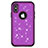 Custodia Silicone e Plastica Opaca Cover Fronte e Retro 360 Gradi Bling-Bling U01 per Apple iPhone X