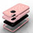 Custodia Silicone e Plastica Opaca Cover Fronte e Retro 360 Gradi Bling-Bling U01 per Apple iPhone X