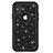 Custodia Silicone e Plastica Opaca Cover Fronte e Retro 360 Gradi Bling-Bling U01 per Apple iPhone X Nero