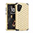 Custodia Silicone e Plastica Opaca Cover Fronte e Retro 360 Gradi Bling-Bling U01 per Samsung Galaxy Note 10 Oro e Nero
