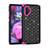 Custodia Silicone e Plastica Opaca Cover Fronte e Retro 360 Gradi Bling-Bling U01 per Samsung Galaxy Note 10 Plus Rosa Caldo