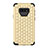 Custodia Silicone e Plastica Opaca Cover Fronte e Retro 360 Gradi Bling-Bling U01 per Samsung Galaxy Note 9 Oro e Nero