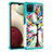 Custodia Silicone e Plastica Opaca Cover Fronte e Retro 360 Gradi JX1 per Samsung Galaxy A12