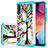Custodia Silicone e Plastica Opaca Cover Fronte e Retro 360 Gradi JX1 per Samsung Galaxy A50