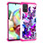 Custodia Silicone e Plastica Opaca Cover Fronte e Retro 360 Gradi JX1 per Samsung Galaxy A71 4G A715 Rosa Caldo