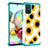 Custodia Silicone e Plastica Opaca Cover Fronte e Retro 360 Gradi JX1 per Samsung Galaxy A71 5G Giallo