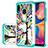 Custodia Silicone e Plastica Opaca Cover Fronte e Retro 360 Gradi JX1 per Samsung Galaxy M10S