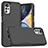 Custodia Silicone e Plastica Opaca Cover Fronte e Retro 360 Gradi MQ1 per Motorola Moto G22